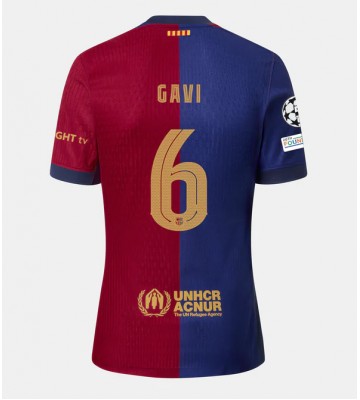 Barcelona Paez Gavi #6 Hemmatröja 2024-25 Kortärmad